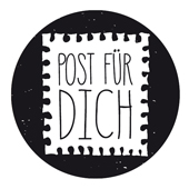 Woodies Textstempel "Post für Dich" - W-01003