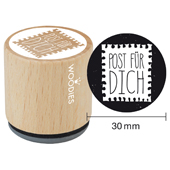 Woodies Textstempel "Post für Dich" - W-01003