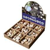 Mini Woodies Display - TIERE - WM-0200
