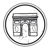 Woodies Textstempel "Arc de Triomphe" - WE-1201