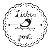 Woodies Textstempel "Liebespost" (v1) - W-04002