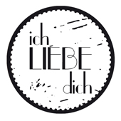 Woodies Textstempel "ich liebe Dich" (v1) - W-04005