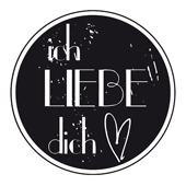 Woodies Textstempel "ich liebe Dich" (v2) - W-04006
