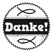 Woodies Textstempel "Danke!" (v1) - W-14003