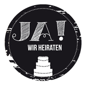 Woodies Textstempel "Ja, wir heiraten" (v1) - W-03001