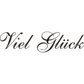 Text Stempel "Viel Glück" - D-8077