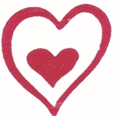 Text Stempel "Herz" - B-1900