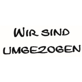 Text Stempel "Wir sind umgezogen" - D-5156