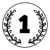 Woodies Motivestempel - Nummer 1 - W-27008