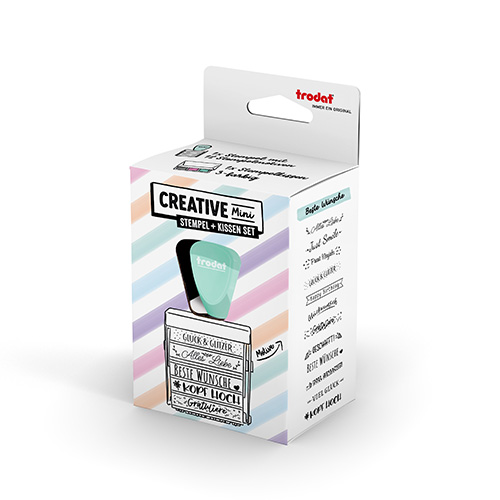 Trodat Creative Mini Beste Wünsche deutsch