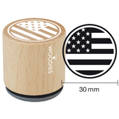 Woodies text stamp "Stars and stripes" - WE-1103