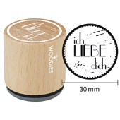 Woodies text stamp "I love you" (v1) - W-04005