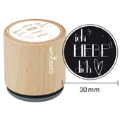 Woodies text stamp "I love you" (v2) - W-04006