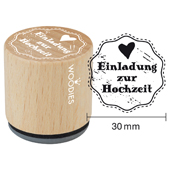 Woodies text stamp "Wedding Invitation" (v1) - W-03003