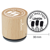 Woodies text stamp "Greetings ... Grenadier Guards" - WE-9001