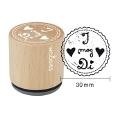 Woodies text stamp "I mog di" - W-11006