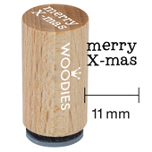 Timbre Mini Woodies - joyeux Noël - WM-0703