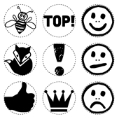 Mini Tampons Woodies - École