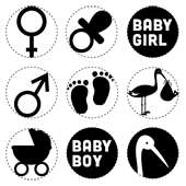 Mini Tampons Woodies - Bébé