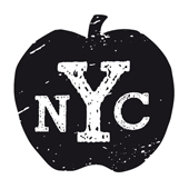 Timbre de texte Woodies "NYC ... Apple" - WE-1108