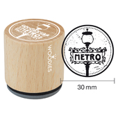 Timbre de texte Woodies "Metro" - WE-1206