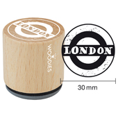 Timbre de texte Woodies "London ... Underground" - WE-9007