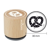 Timbre de texte Woodies "Pretzel" - W-11002