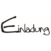Texte Stempel "Einladung" - E-5417