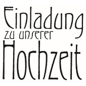 Texte Stempel "Einladung zu unserer Hochzeit" - F-22