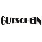 Tampon texte "Gutschein" - E-9095
