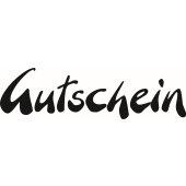 Tampon texte "Gutschein" - F-5335