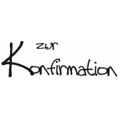 Tampon texte "Zur Konfirmation" - E-709