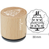 Timbre motif Woodies - Gâteau de mariage - W-18006