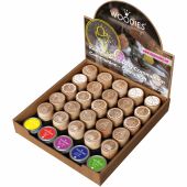 Présentoir de timbres de motif Woodies - COMMUNION / CONFIRMATION - W-24000