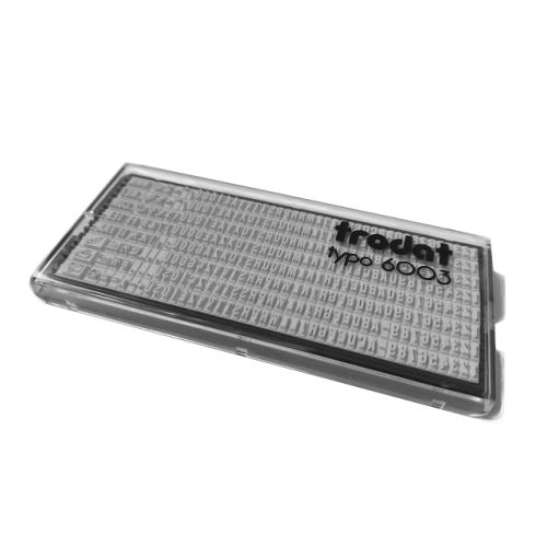 Jeu de caractères en caoutchouc 6003