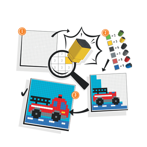  Trodat Pixel Stamp Véhicules