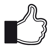 Timbro Mini Woodies - Pollice su / giù - WM-0106