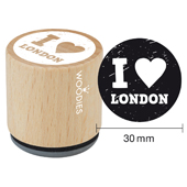 Timbro di testo Woodies "I love London" - WE-9002