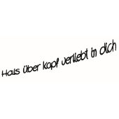  Timbro di testo "Hals über Kopf amoureux en dich" - G-5534