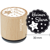 Timbro di testo Woodies "little star" - W-06010