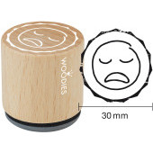 Timbro con motivo Woodies - Smiley più triste - W-27007