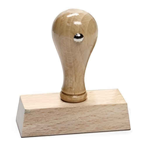 Timbro in legno - 80 mm, 8 righe